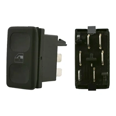 Obrázek febi bilstein 14080 Spínač pro elektrické ovládání oken, 1 kus, černý