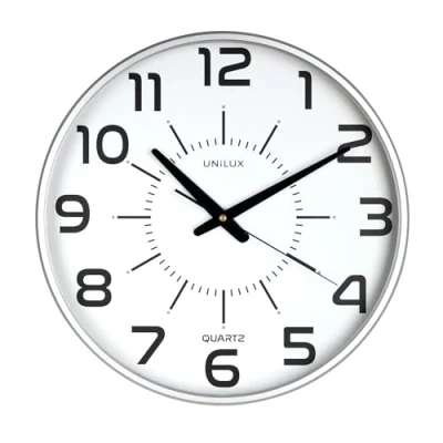 Obrázek Unilux Wanduhr Maxi pop, 37,5 cm, grau