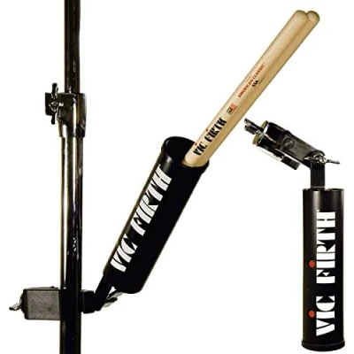 Obrázek Vic Firth Steel Stick Caddy Holder with Clamp Black Logo