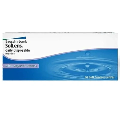 Obrázek Bausch + Lomb Daily disposable denní čočky SofLens, sférické kontaktní čočky, měkké, 30 kusů BC 8,6 mm / DIA 14,2 4,25 dioptrií