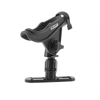 Obrázek Scotty #282 BK Baitcaster Rutenhalter mit Getriebe und Schiene (schwarz)