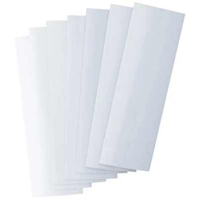 Obrázek First4magnets MFL12040(GWD) 10 Flexible magnetische Etiketten mit glänzend weiß trocken wischen Oberfläche (120 x 40 0,76 mm) (Packung 100), Silver, 25 3 cm