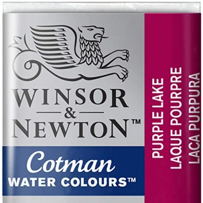 Obrázek Winsor &amp; Newton 0301544 Cotman akvarelová barva s dobrou průhledností, vynikající tónovací silou a dobrými malířskými vlastnostmi, vodní v 1/2 misku purpurový lak