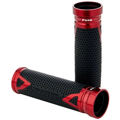 Obrázek Puig 8191R Griffe Hi Tech Radikal Rot, 123 mm