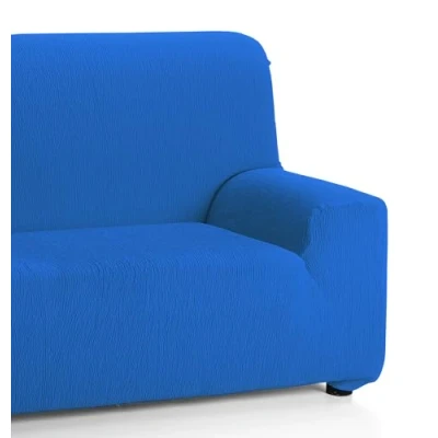 Obrázek Martina Home Emilia Elastischer Sofabezug für 2 Sitzer, Blau (Electric Blue), Breite 120 170 cm
