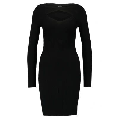 Obrázek Urban Classics CUT OUT Pouzdrové šaty, Ženy, Velikost: XS, Black