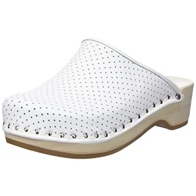 Obrázek Berkemann Standardní Toeffler Unisex Clogs pro dospělé, bílá 100