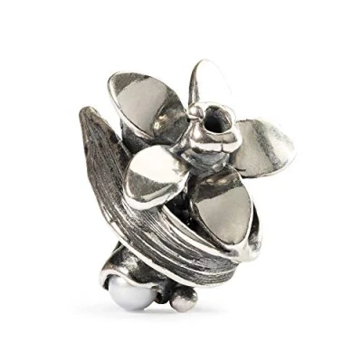 Obrázek Trollbeads Dámský korálek 925 sterlingové stříbro bílé TAGBE 00038, Stříbro, Bez drahokamu