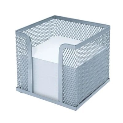 Obrázek Wedo 65754 box na lístky Office (vč. papíru (92 x 92 mm), drátěný kov) stříbrný