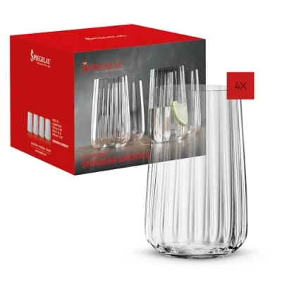 Obrázek Spiegelau 4dílná sada sklenic na nápoje, koktejlové sklenice, křišťálové sklo, 510 ml, LifeStyle, 4450179