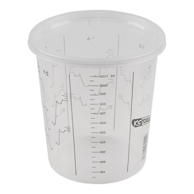 Obrázek ks Tools 500.8057 jednorázový kelímek na míchání barev s víkem, 650 ml, balení 25