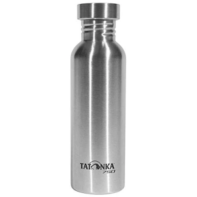 Obrázek Tatonka Nerezová láhev na pití Steel Bottle Premium 0,75 l nerozbitná vodu se šroubovacím uzávěrem z ušlechtilé oceli lze mýt v myčce a bez BPA (750 ml)