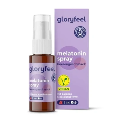 Obrázek Melatonin ve spreji bobule Premium: 5krát vyšší dávkování* na 220 dní + mučenka lékařská, meduňka, levandule, vitamín B6 &amp; B1 Sleep Spray bez alkoholu, cukru a veganské