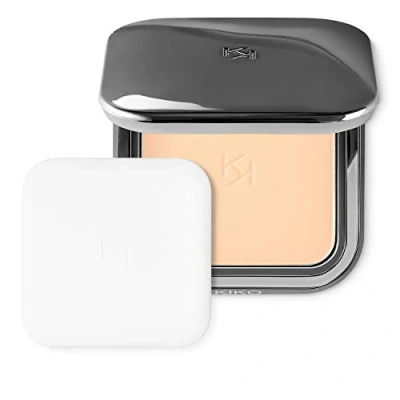 Obrázek KIKO Milano Matte Fusion Pressed Powder 04 Kompaktní pudr s přirozeně matným finišem