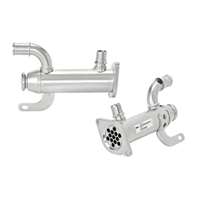 Obrázek VALEO 817753 Chladič Recirkulace výfukových plynů s AGR ventilem: NO těsněním: Průměr [mm]: 45 Materiál: STEEL Higth