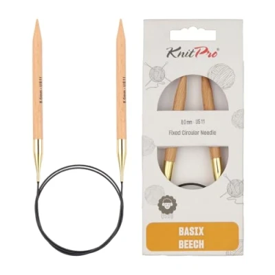 Obrázek KnitPro K35335 kruhová pletací jehla, hnědá, 80 cm x 8 mm