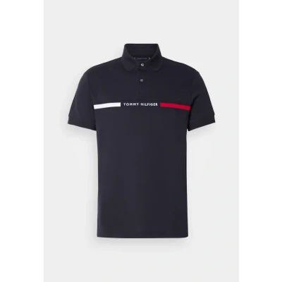 Obrázek Tommy Hilfiger Chest Insert Polotričko, Muži, Velikost: Small, Desert sky