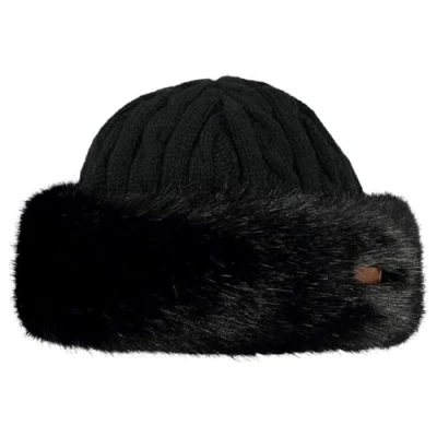 Obrázek Barts Dámská čepice Fur Cable, černá (Nero)