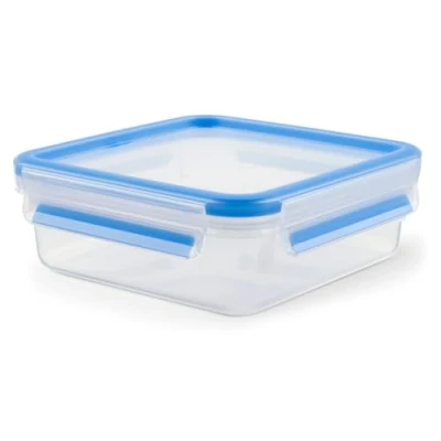 Obrázek Emsa Fruit Bowl 508536 CLIP &amp; CLOSE plast s víčkem 850 ml transparentní/modrá 100% těsná