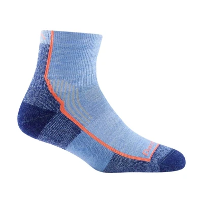 Obrázek Darn Tough Hiker 1/4 Midweight dámské merino ponožky Dusk Denim, S