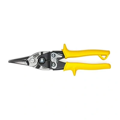 Obrázek Wiss M3R 248 mm MetalMaster plechové nůžky s pákovým převodem, vlevo, žluté
