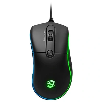 Obrázek Sharkoon Skiller SGM2 RGB herní myš, optická 6400 DPI, ergonomický tvar, vícebarevná