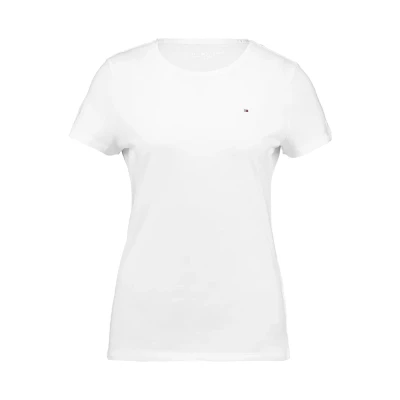 Obrázek Tommy Hilfiger Heritage CREW NECK TEE Jednoduché tričko, Ženy, Velikost: XS, Classic white