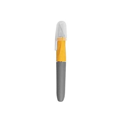 Obrázek Westcott E pro 30403 00 Titanium Skalpell Soft Grip s ochranný kryt, Šedá/žlutá