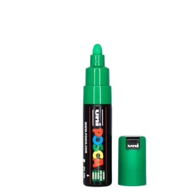 Obrázek uni ball 181363 POSCA Marker mit breiter Rundspitze, grün