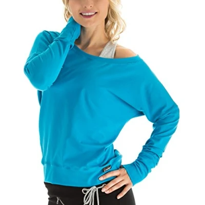 Obrázek Winshape Dámské volnočasové sportovní Dance Fitness Longsleeve WS2, tyrkysové, M