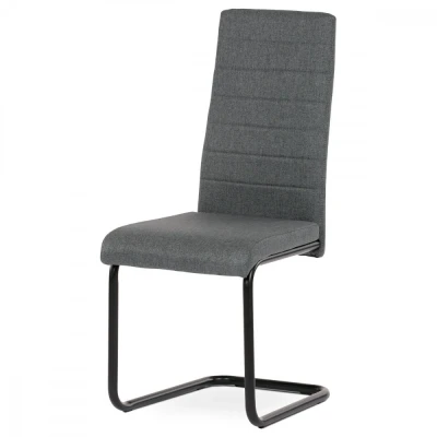 Obrázek Jídelní židle, šedá látka, kov matný antracit DCL 400 GREY2