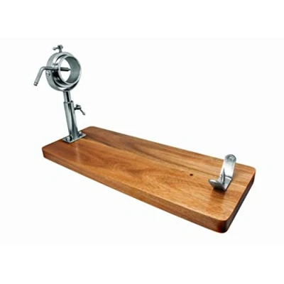 Obrázek NERTHUS FIJ 366 Schinkenhalter aus Akazienholz, Braun, ursprüngliche, Única