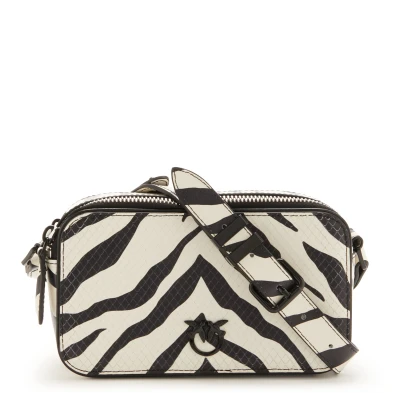 Obrázek Pinko Camera CASE Taška s příčným popruhem, Ženy, Velikost: One Size, Bianco/nero