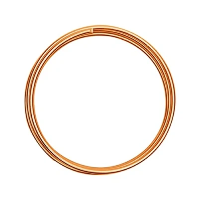 Obrázek Vaessen Creative 24232 021 šperk z hliníkového drátu, ohebný, hliník, oranžový, 4 mm x 2 m