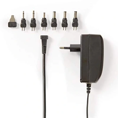 Obrázek Univerzální síťový zdroj 24 W 9 V DC 1,80 m 1.0 A 1.5 6 plug(s) černý