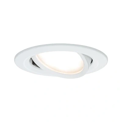 Obrázek Paulmann 93680 Nova Plus LED Einbauleuchte inkl. Coin Basisset schwenkbar eckig 84x84mm 50 3x6W 230V dimmbar 2700K Alu gedreht Spot Einbaustrahler