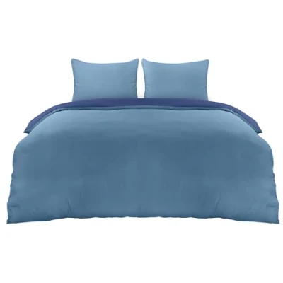 Obrázek Utopia Bedding Sada ložního prádla 200 x povlečení z mikrovlákna cm + 2 povlaky na polštář 80 námořnická modř / světle modrá
