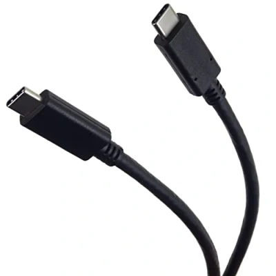 Obrázek PremiumCord USB C 3. 1 Gen spojovací kabel 0,5 m, datový SuperSpeed až 5 Gbit/s, rychlé nabíjení 2A, generace typ konektor, barva černá, délka m