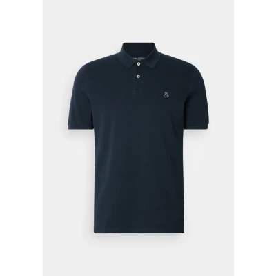 Obrázek Marc O&#039;Polo Short Sleeve Button Placket Slits Embroide Polotričko, Muži, Velikost: XL, Dark night