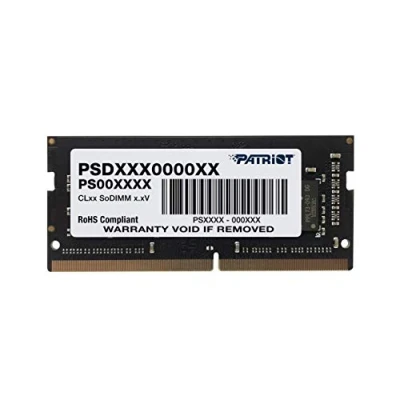 Obrázek Patriot Signature DDR4 RAM 8GB (1X8GB) 2400MHz CL17 SODIMM Laptop/Notebook paměťový modul PSD48G240081S