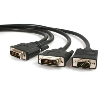 Obrázek StarTech.com 1,8m DVI I na D a HD15 VGA Splitter kabel, video kabel