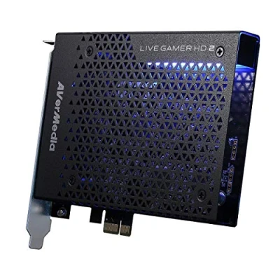 Obrázek AVerMedia live Gamer HD 2 GC570, Full 1080p60, PCI Capture karta, Plug and Play, pro stolní PC, streaming na YouTube a Twitch, Xbox One X/S, PS4, PS5, modrý