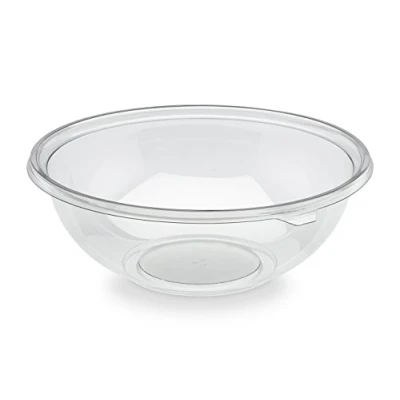 Obrázek GUILLIN FESTIPACK SL4500C Packung mit 6 runden Salatschüsseln 4500 cc, ohne Deckel, Polyethylen, transparent, 31 x 11,5 cm