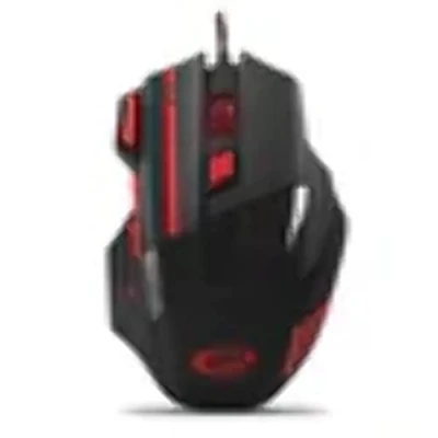 Obrázek Esperanza it accesories EGM201R Wired 7D optická herní myš USB MX201 vlk červená
