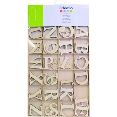 Obrázek Philips Lighting Artemio 6 cm Holz Alphabet Großbuchstaben, beige