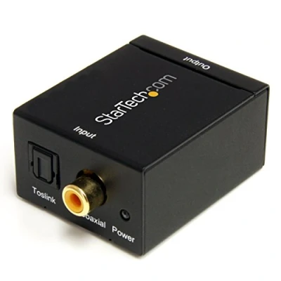 Obrázek StarTech.com SPDIF digitální koaxiální a Toslink (optický) na stereo RCA audio konvertor