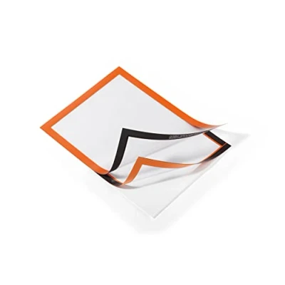 Obrázek Durable Odolný 487209 Info rám (A4, samolepící s magnetickým uzávěrem) 2 kusy oranžové