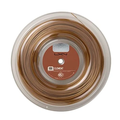 Obrázek Wilson Unisex Erwachsene Element 130 200m Reel Strings, Bronze, 200 Meter EU