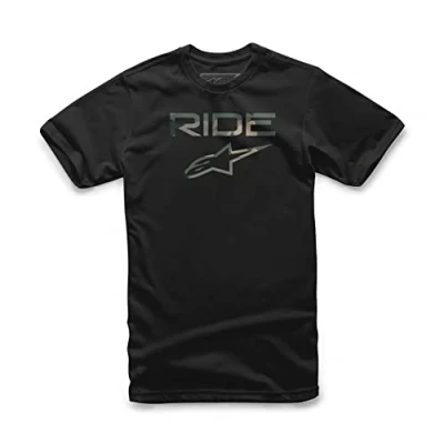 Obrázek Alpinestars Herren Kurzarm Logo T Shirt moderner Schnitt, Black, S, 1119 72006