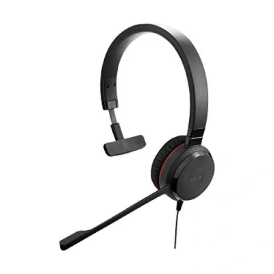 Obrázek Jabra Evolve 30 MS Mono Headset sluchátka s certifikací Microsoft pro VoIP Softphone pasivním potlačením okolního šumu USB kabel ovládáním volání černá, 5393 823 309